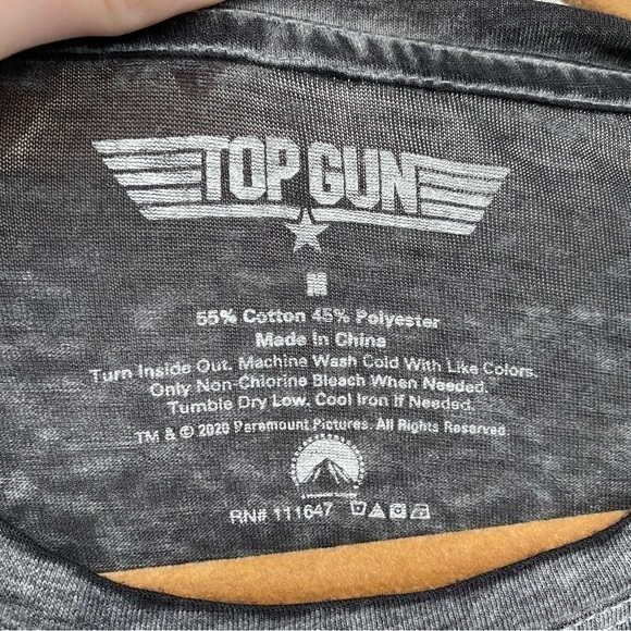 Top Gun Short Sleeve Crewneck Tee Medium - Picture 6 of 8